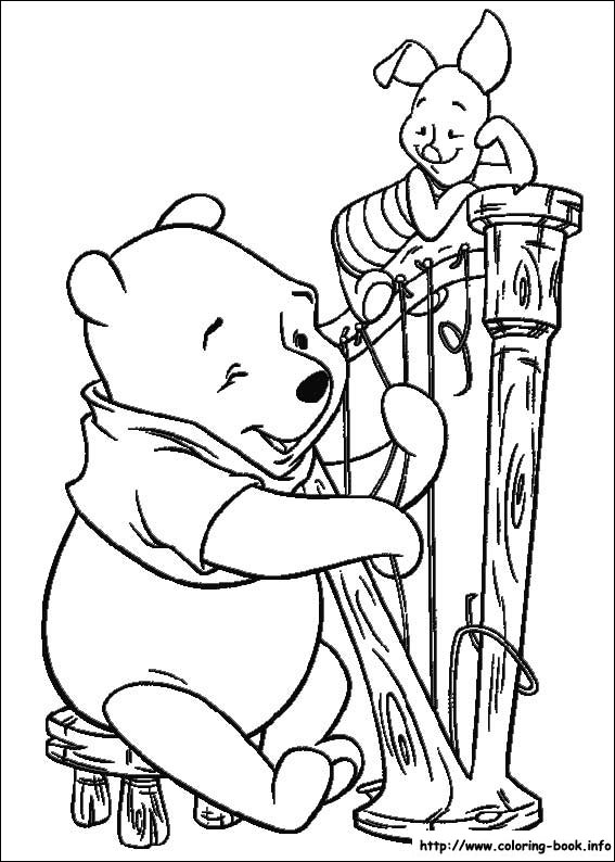 Winnie the Pooh coloring picture